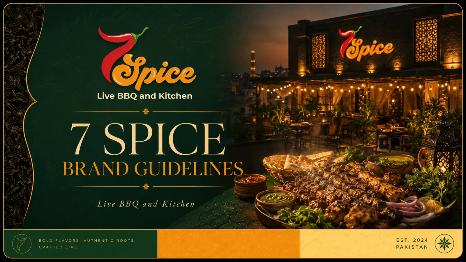 7 Spice Brand Guidelines cover slide