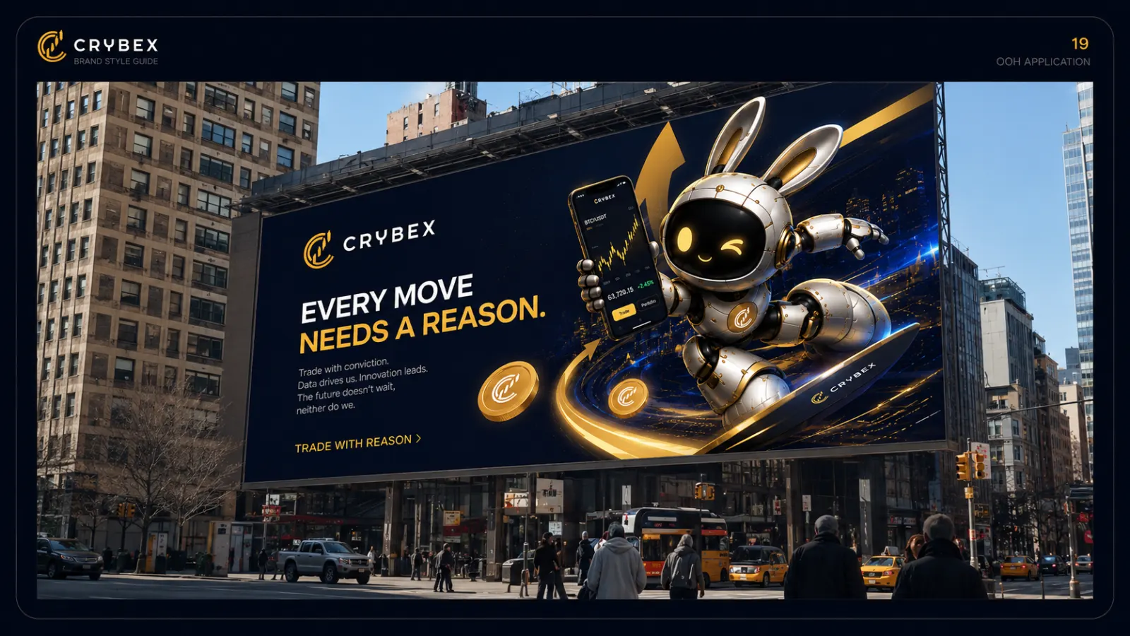 Crybex urban billboard mockup