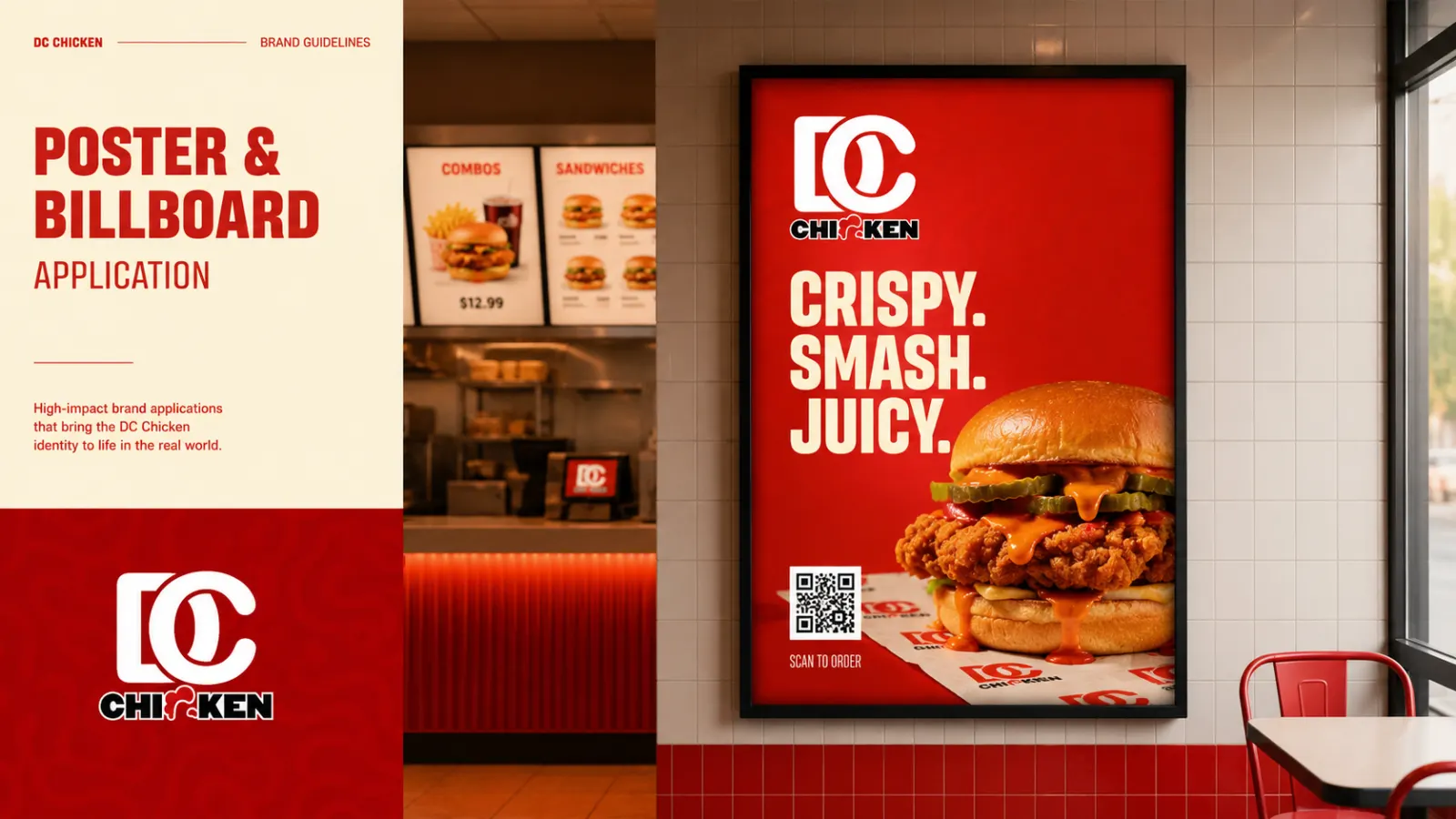 DC Chicken poster and billboard
