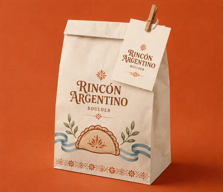 Rincón Argentino: Photo 08 paper bag orange