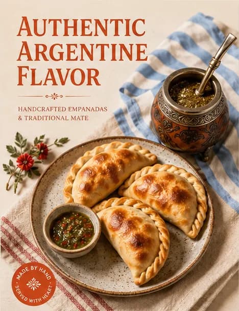 Authentic Argentine flavor poster