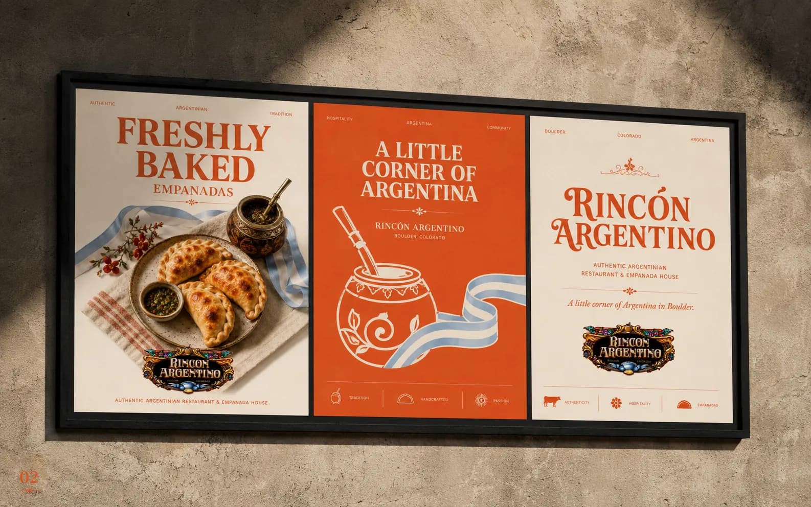 Rincón Argentino poster board mockup