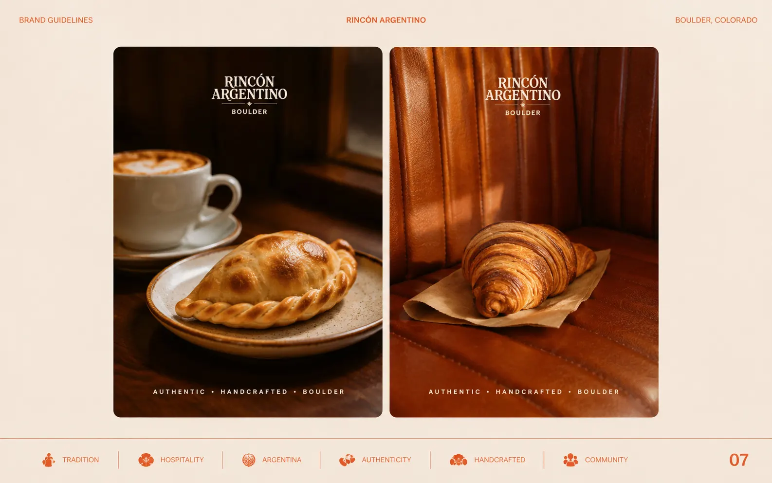 Rincón Argentino: Photography latte and croissant