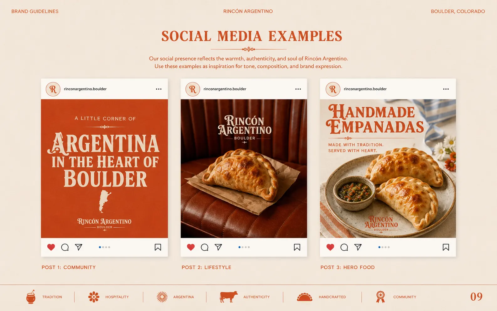 Rincón Argentino: Social media examples