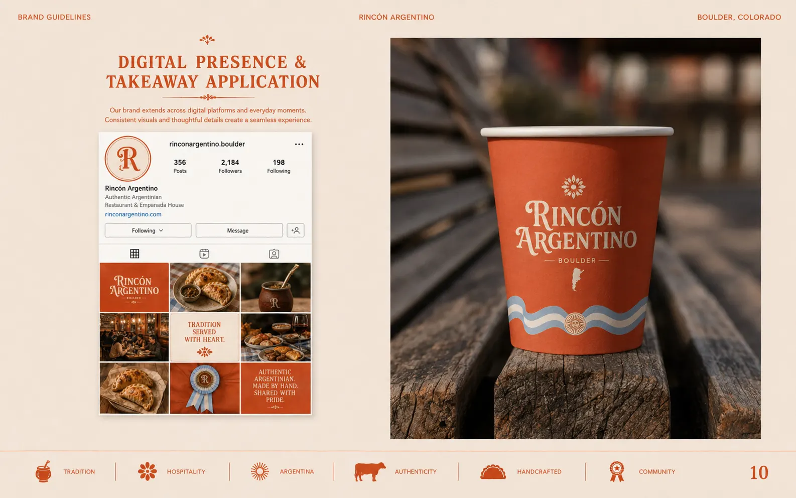 Rincón Argentino: Digital presence and takeaway