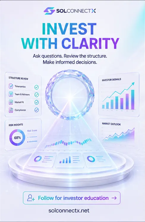 SolConnectX: Poster 03 invest with clarity
