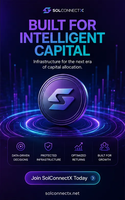 SolConnectX: Poster 06 built for intelligent capital