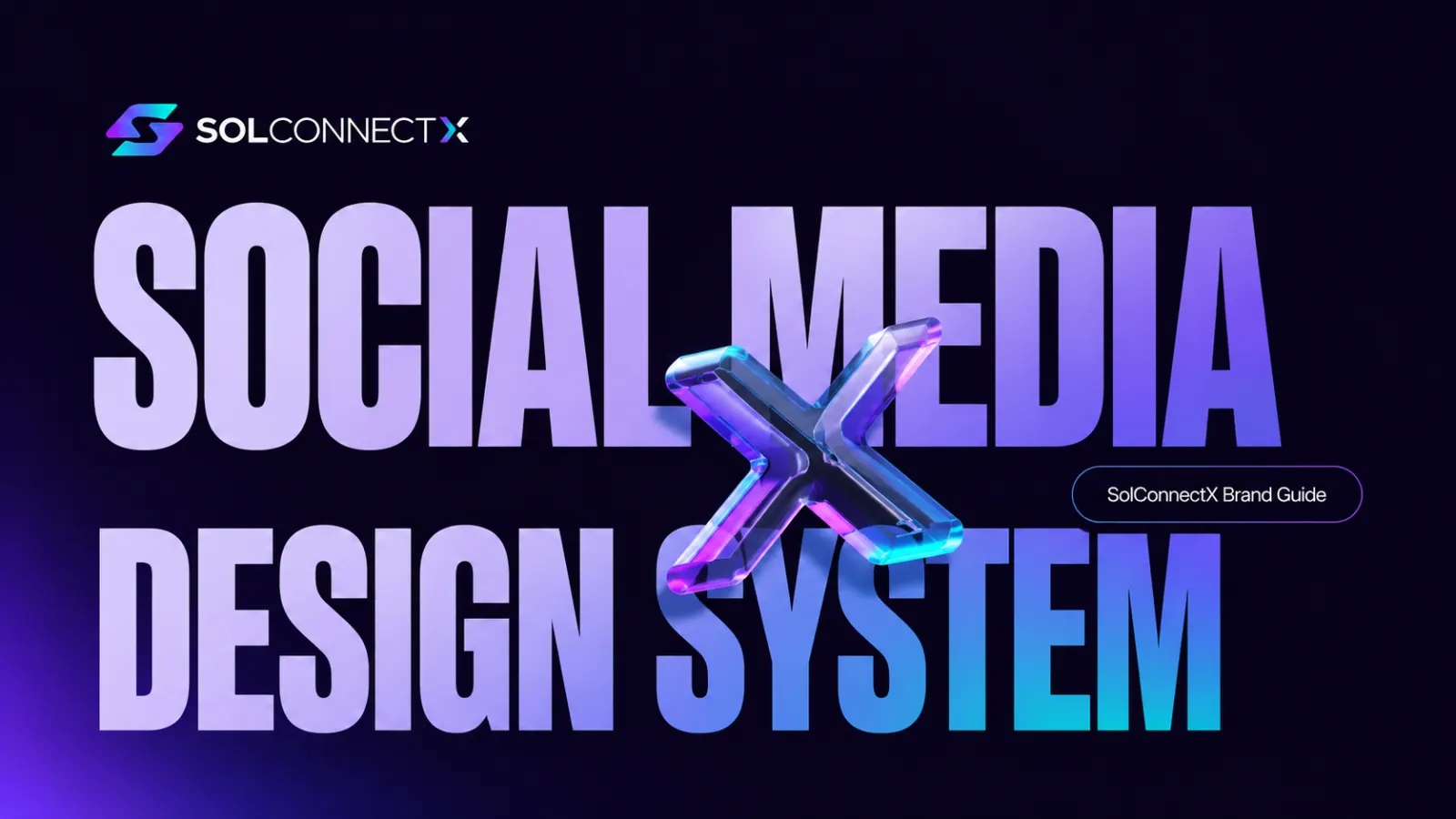 SolConnectX social media design system cover
